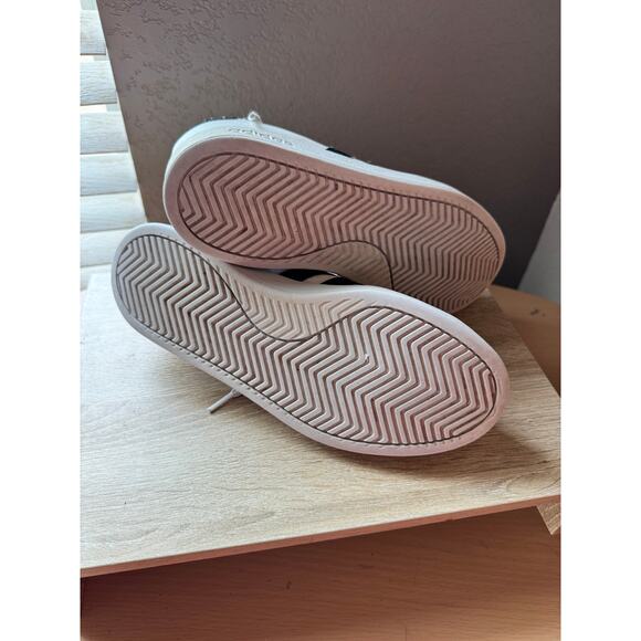 Adidas Cloudfoam Comfort Sneakers – Men’s Size 9 – White/Black - Picture 10 of 12